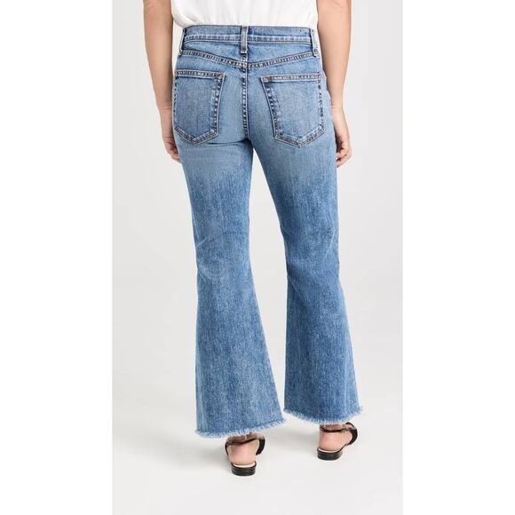 ASKK NY Petite Geek Flared Leg Jeans in Tracker 26 - Picture 4 of 4